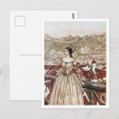  illustratie door Arthur Rackham Undine Briefkaart (Voorkant / Achterkant)