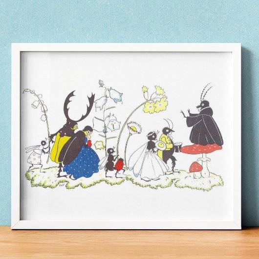 Illustratie door Else Wenz Vietor Poster