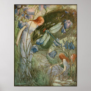 illustratie door Frank C. Pape Poster