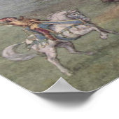  illustratie door Frank C. Pape "The Eagle" Poster (Hoek)