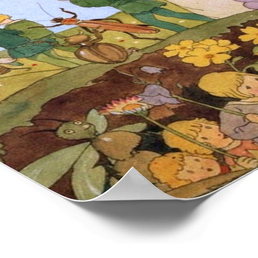 Illustratie door Freddie Langeler Poster (Hoek)