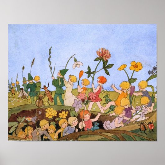 Illustratie door Freddie Langeler Poster (Voorkant)