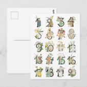  illustratie door Ottilia Adelborg Briefkaart (Voorkant / Achterkant)