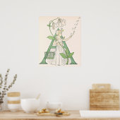 Illustratie door Ottilia Adelborg Poster (Keuken)