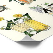  illustratie door Ottilia Adelborg Poster (Hoek)