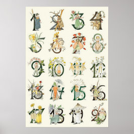 illustratie door Ottilia Adelborg Poster