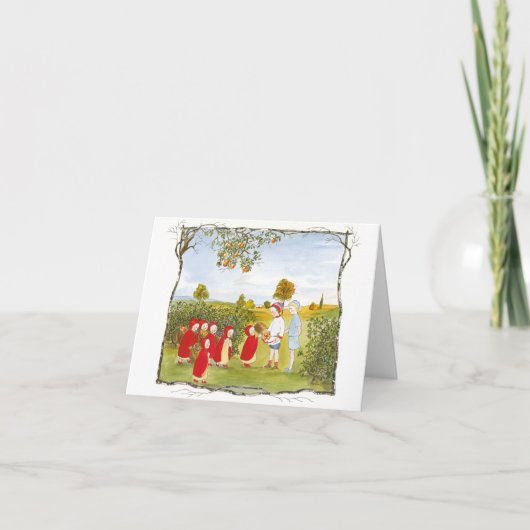 Illustratie door Sibylle Von Olfers  Bedankkaart (Voorkant)