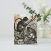 illustratie: Dormouse Briefkaart (Staand voorkant)