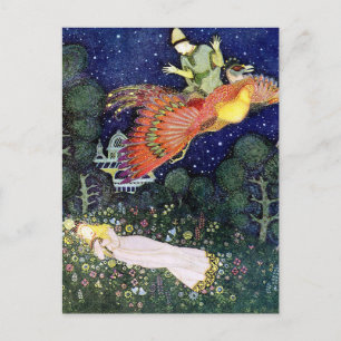 illustratie Edmund Dulac Firebird Briefkaart