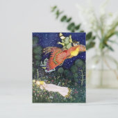 illustratie Edmund Dulac Firebird Briefkaart (Staand voorkant)