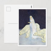  illustratie Edmund Dulac Ice Maiden Briefkaart (Voorkant / Achterkant)