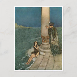 illustratie Edmund Dulac Little Mermaid Briefkaart