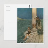  illustratie Edmund Dulac Little Mermaid Briefkaart (Voorkant / Achterkant)