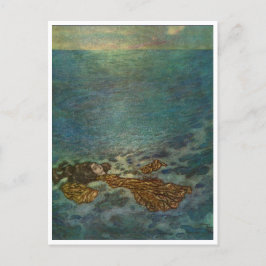 illustratie Edmund Dulac Little Mermaid Briefkaart