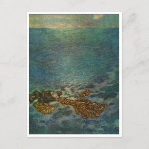 illustratie Edmund Dulac Little Mermaid Briefkaart