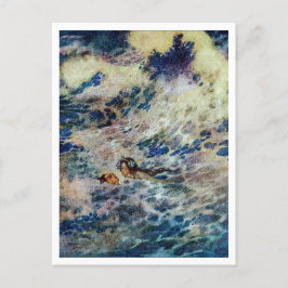 illustratie Edmund Dulac Little Mermaid Briefkaart