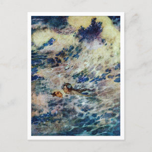 illustratie Edmund Dulac Little Mermaid Briefkaart