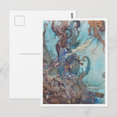  illustratie Edmund Dulac Little Mermaid Briefkaart (Voorkant / Achterkant)