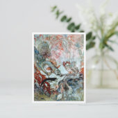 illustratie Edmund Dulac Mermaid King Briefkaart (Staand voorkant)