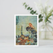  illustratie Edmund Dulac Mermaids Briefkaart (Staand voorkant)