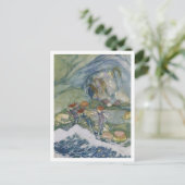  illustratie Edmund Dulac Tempest Briefkaart (Staand voorkant)