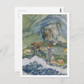  illustratie Edmund Dulac Tempest Briefkaart (Voorkant / Achterkant)