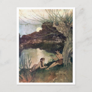  illustratie Edmund Dulac Tempest Briefkaart
