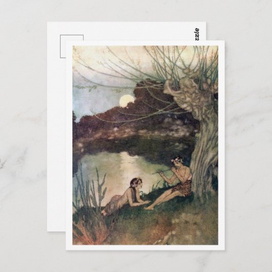  illustratie Edmund Dulac Tempest Briefkaart (Voorkant / Achterkant)
