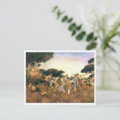 illustratie Edmund Dulac Tempest Briefkaart (Staand voorkant)