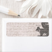 Illustratie  eekhoorn - Eekhoorns van 1800 Etiket (Insitu)