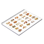 illustratie eetbare niet-eetbare paddenstoelen notitieboek (Linkerzijde)