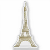 Illustratie Eiffel Sticker (Voorkant)