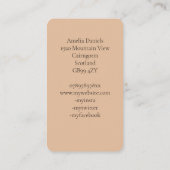 Illustratie eikenboom in het Visitekaartje van Cre (Achterkant)