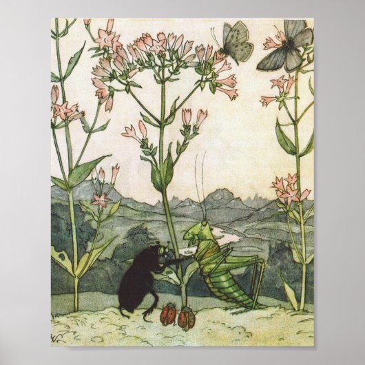 Illustratie Else Wenz-Vietor Poster uit het verled (Voorkant)