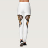 Illustratie Engelse Bulldog Leggings (Achterkant)