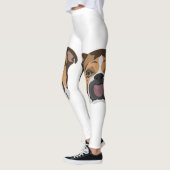 Illustratie Engelse Bulldog Leggings (Links)