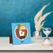 illustratie Engelse ontbijtcartoon Fotoplaat (Insitu)