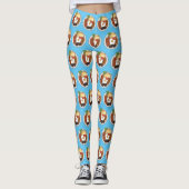 illustratie Engelse ontbijtcartoon Leggings (Voorkant)