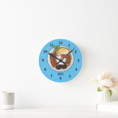 illustratie Engelse ontbijtcartoon Ronde Klok (Huis)