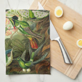 Illustratie Ernst Haeckel Hummingbird Theedoek (Quarter Fold)