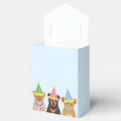 Illustratie feestdieren Birthday Dank u Bedankdoosjes (Geopend)