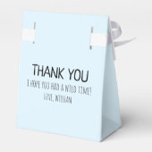 Illustratie feestdieren Birthday Dank u Bedankdoosjes (Achterkant)