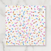 Illustratie feestdieren Birthday Dank u Bedankjes Labels (Achterkant)