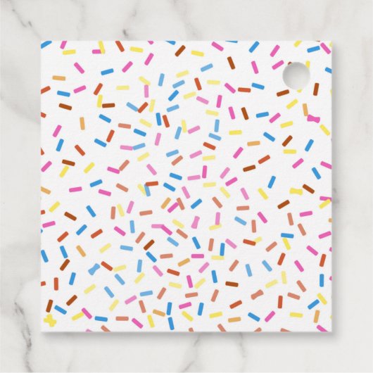 Illustratie feestdieren Birthday Dank u Bedankjes Labels (Achterkant)