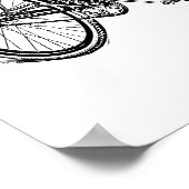  illustratie fiets poster (Hoek)