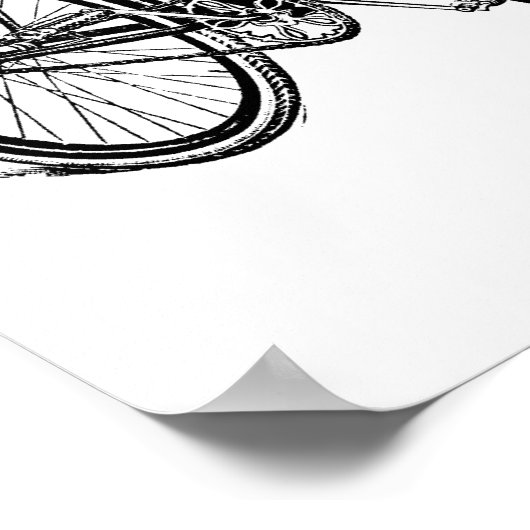  illustratie fiets poster (Hoek)