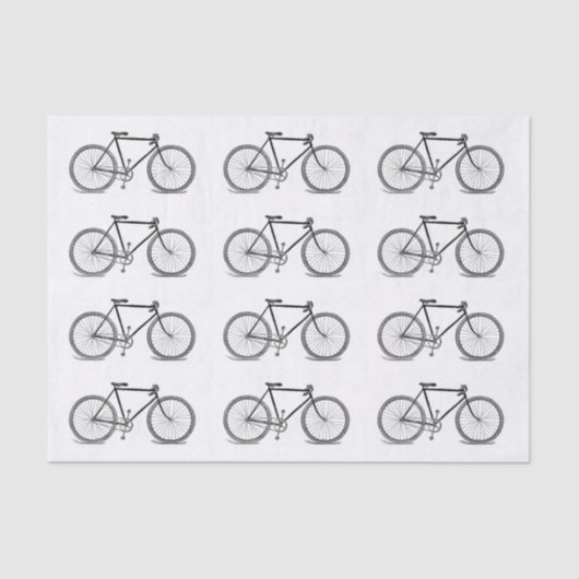  illustratie fiets tissuepapier (Voorkant)