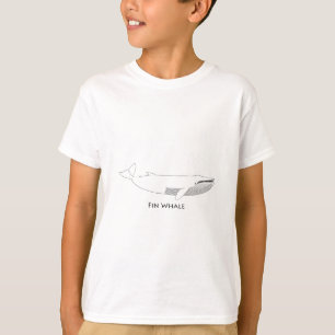 Illustratie finale walvis t-shirt