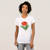  illustratie "Flambeau Dahlia" T-shirt (Voorkant volledig)