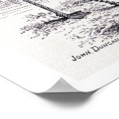  illustratie "Flamingo" Poster (Hoek)